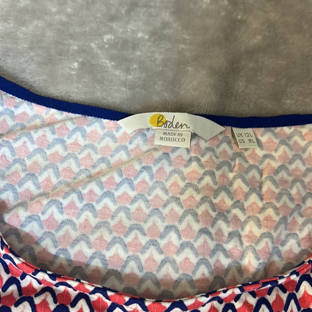 Boden short sleeve jersey dress - 8 long - Picture 4 of 6